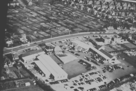 Loughborough Rd – Padleys Car Auctions and Wolds Hotel c1960