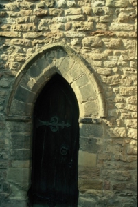 St Giles Church, south aisle door 2007