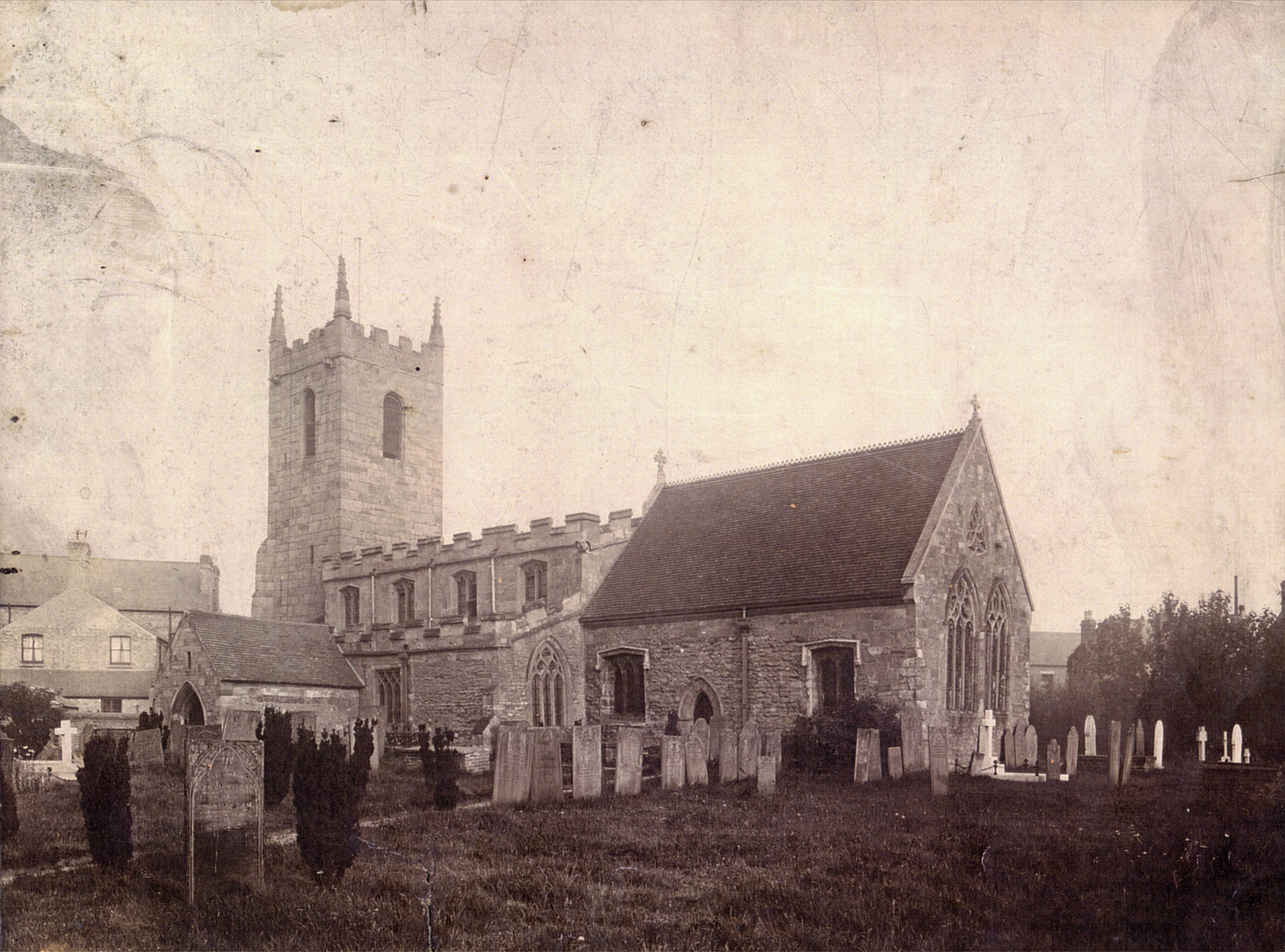 The report of Christmas 1874 called St Giles a “pretty little village church” and remarked of the decorations that “the whole seen by gaslight especially